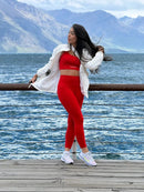 Active Red Sports Bra